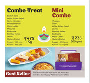 Diwali and Navratri Combo Sweets and Savouries Pack