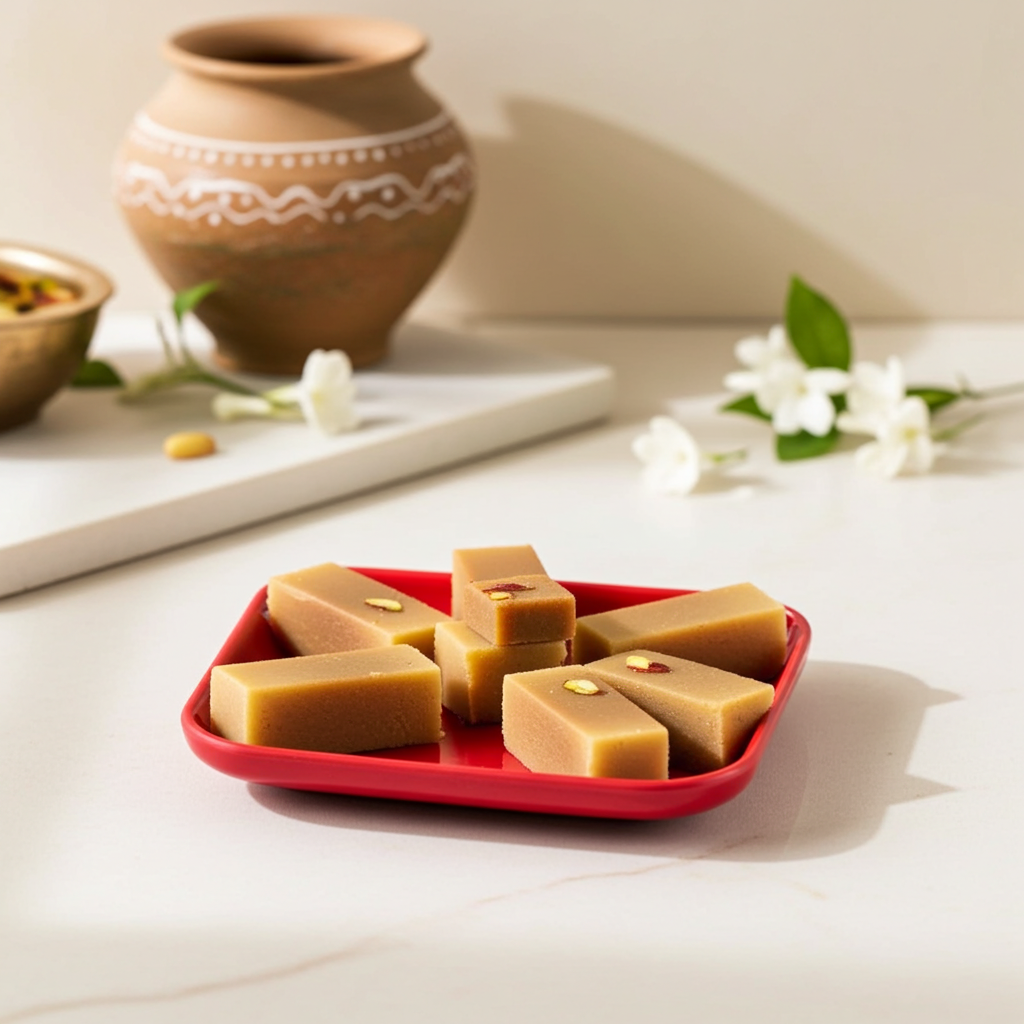 Ghee Mysore Pak (200 g) - Sri Ganga Vilas traditional sweets & snacks