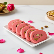 Kaju Rose Patel Roll (400 g) - Sri Ganga Vilas traditional sweets & snacks