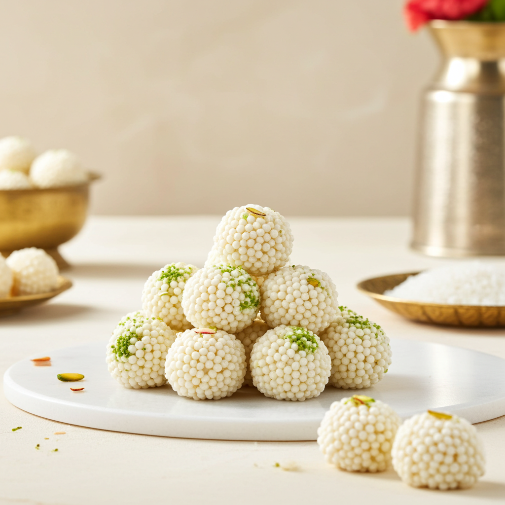 Kaju Strawberry Rice Laddu (200 g) - Sri Ganga Vilas traditional sweets & snacks