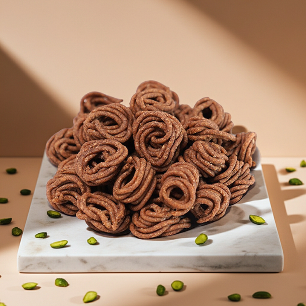 Ragi Murukku (400 g) - Sri Ganga Vilas traditional sweets & snacks