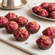 Kaju Rose Petal Laddu (200 g) - Sri Ganga Vilas traditional sweets & snacks