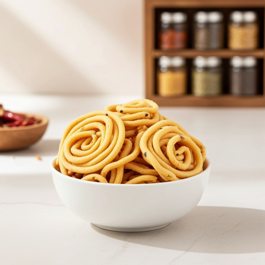 Thenkualal Murukku (400 g) - Sri Ganga Vilas traditional sweets & snacks