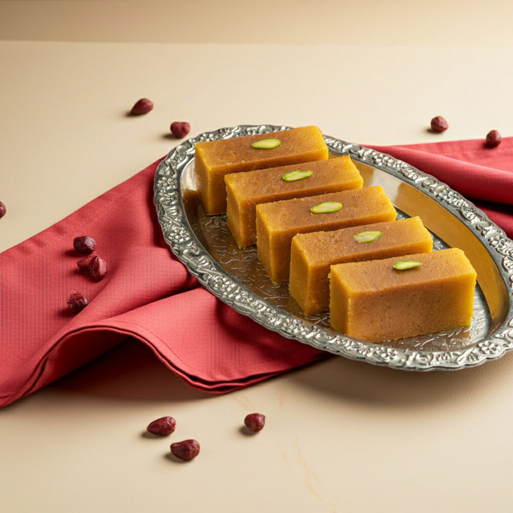 Badam Mysore pak (200 g) - Sri Ganga Vilas traditional sweets & snacks