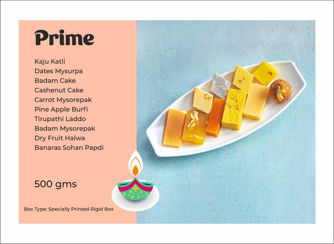 Prime Sweets Combo Pack | Diwali Special