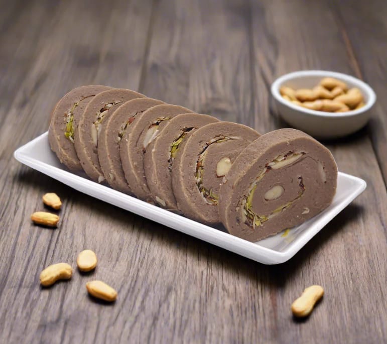 Kaju Chocolate Roll (400 g) - Sri Ganga Vilas traditional sweets & snacks