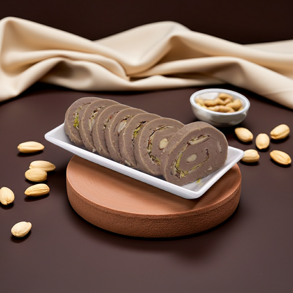 Kaju Chocolate Roll - Sri Ganga Vilas traditional sweets & snacks