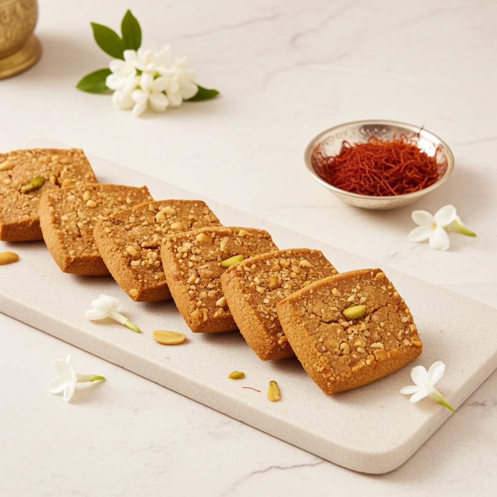 Choco Cashew Cookies (440 g) - Sri Ganga Vilas traditional sweets & snacks