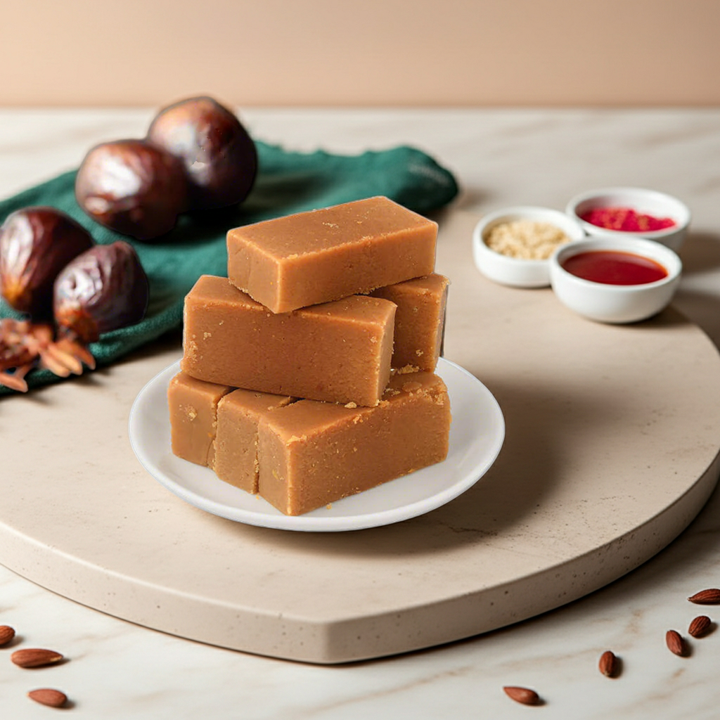 Dates Mysorepak (200 g) - Sri Ganga Vilas traditional sweets & snacks