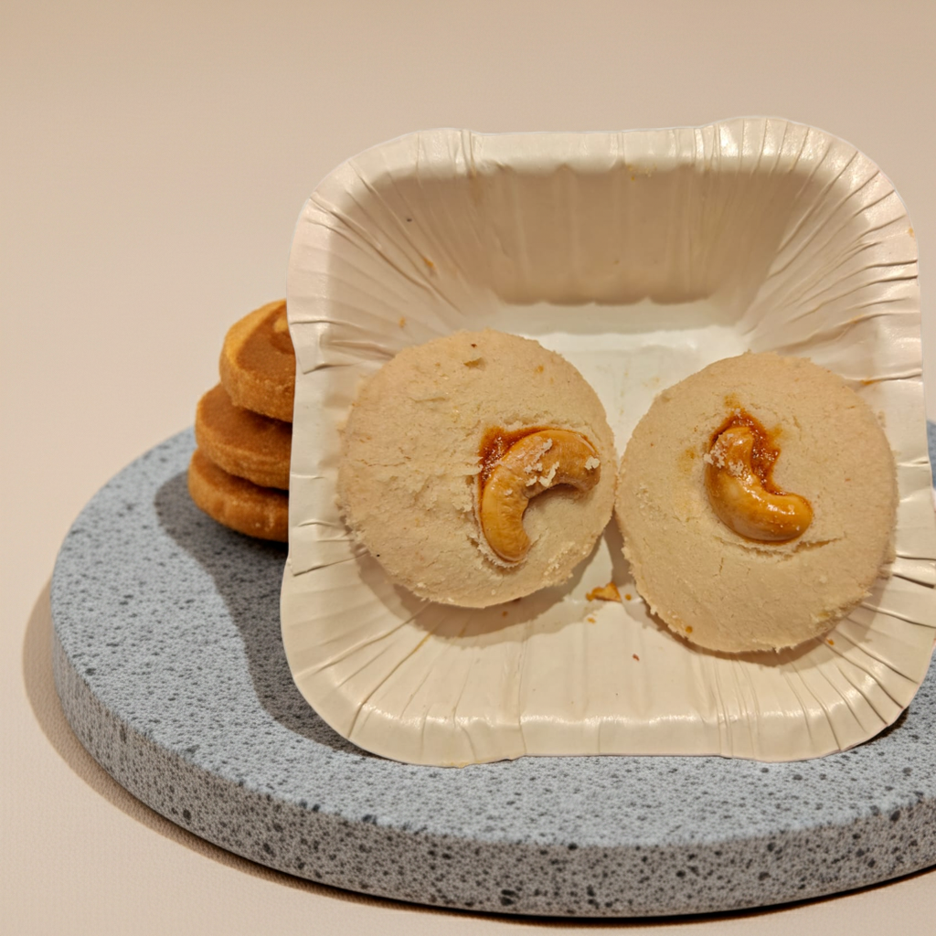 Cashew Vanilla Cookie Fresh Bakes (900 g) - Sri Ganga Vilas traditional sweets & snacks
