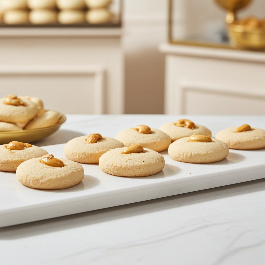 Cashew Vanilla Cookie Fresh Bakes (440 g) - Sri Ganga Vilas traditional sweets & snacks