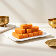 Carrot Mysore pak (200 g) - Sri Ganga Vilas traditional sweets & snacks