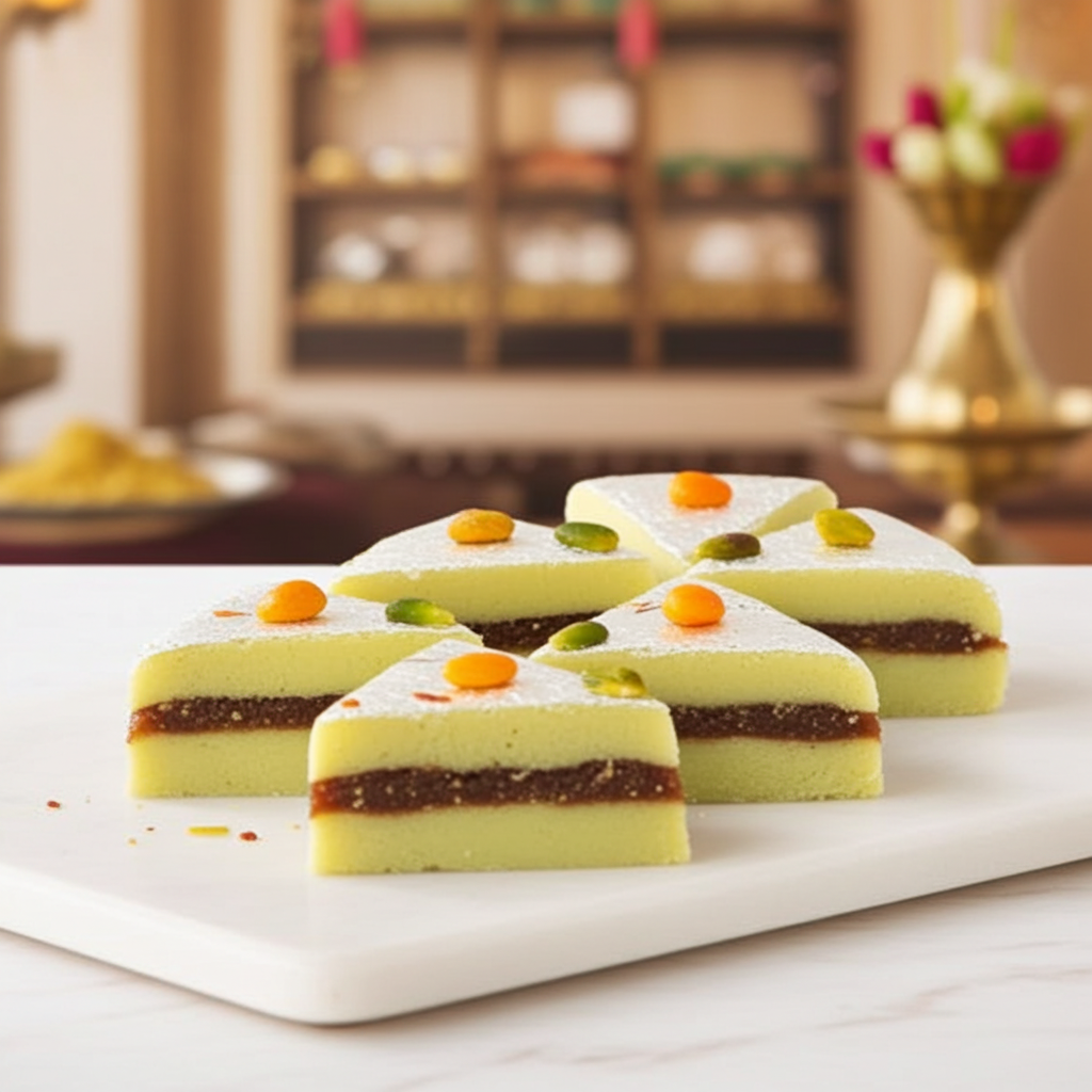 kaju anjeer sandwich (400 g) - Sri Ganga Vilas traditional sweets & snacks