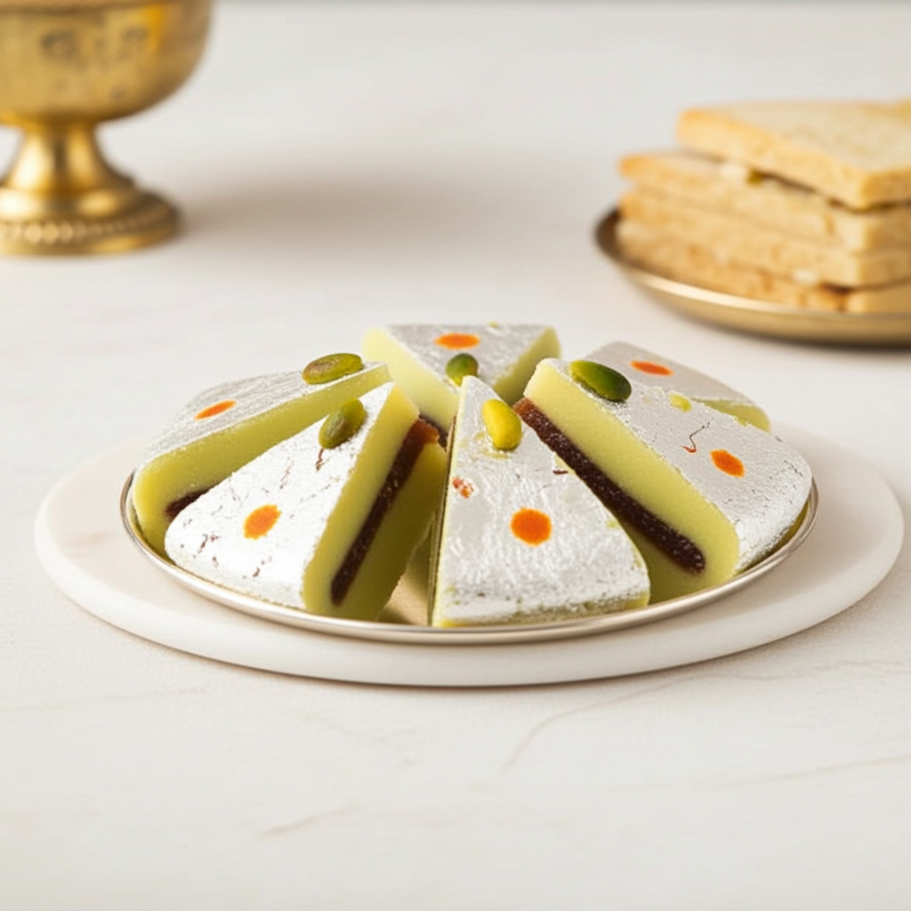 kaju anjeer sandwich (200 g) - Sri Ganga Vilas traditional sweets & snacks