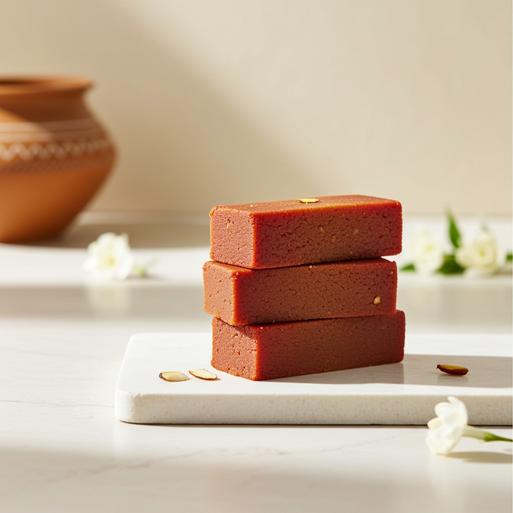 Beetroot Mysore Pak - Sri Ganga Vilas traditional sweets & snacks