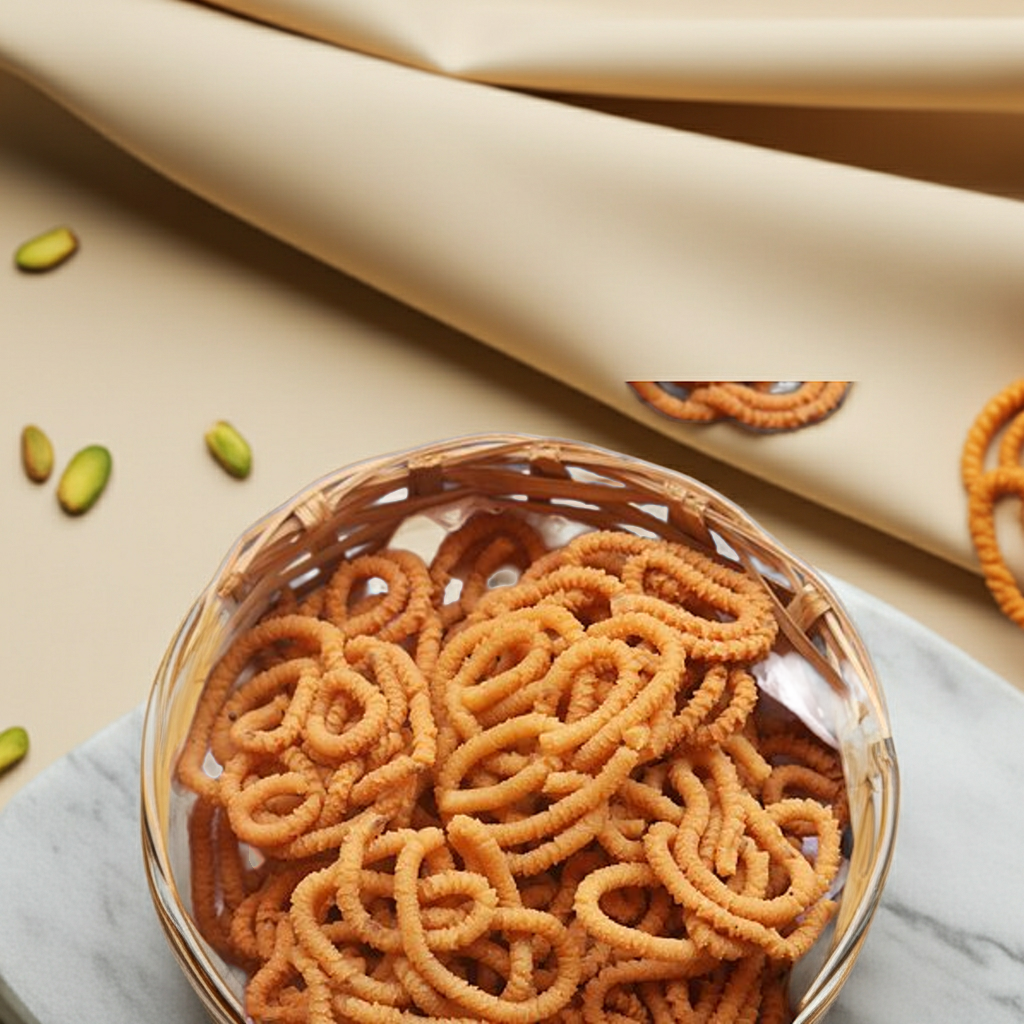 Thinai Murukku -SAVORIES (200 g) - Sri Ganga Vilas traditional sweets & snacks