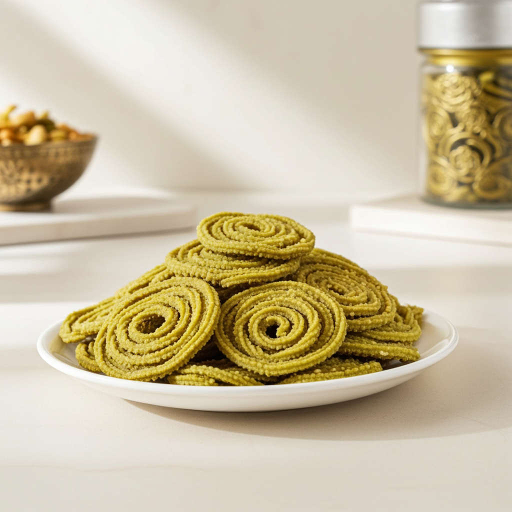 Keerai Murukku (400 g) - Sri Ganga Vilas traditional sweets & snacks