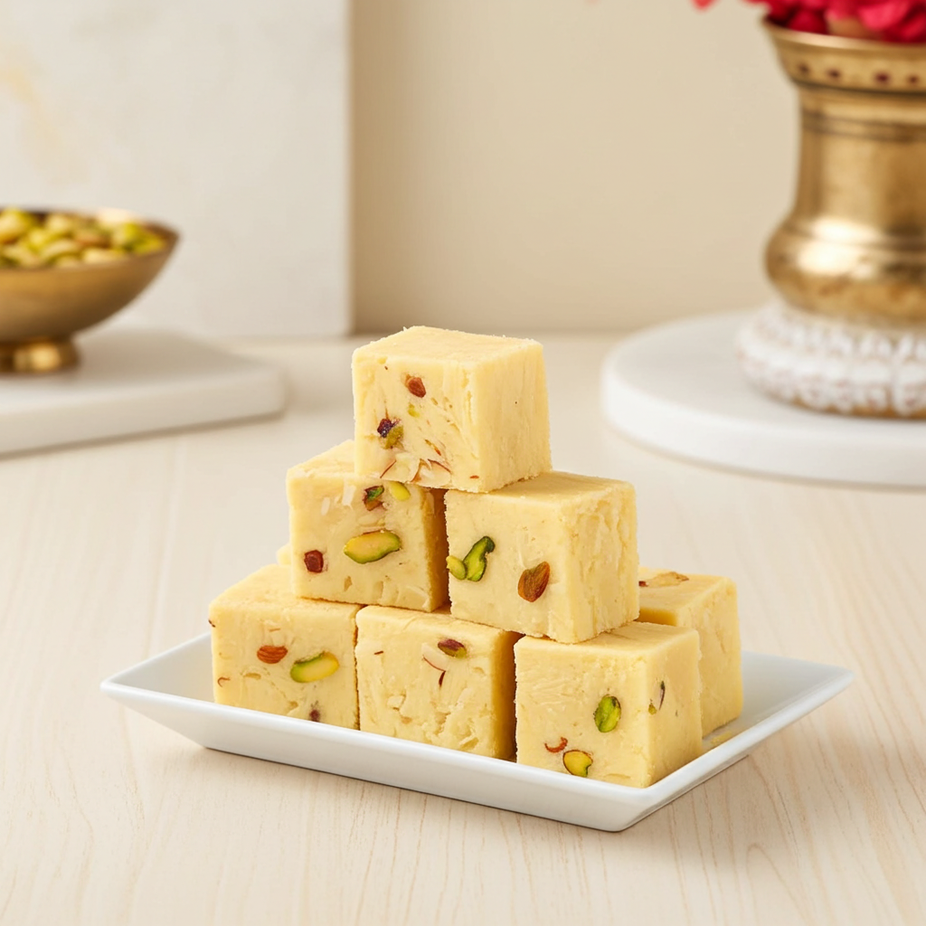 Ghee Soan papdi (200 g) - Sri Ganga Vilas traditional sweets & snacks